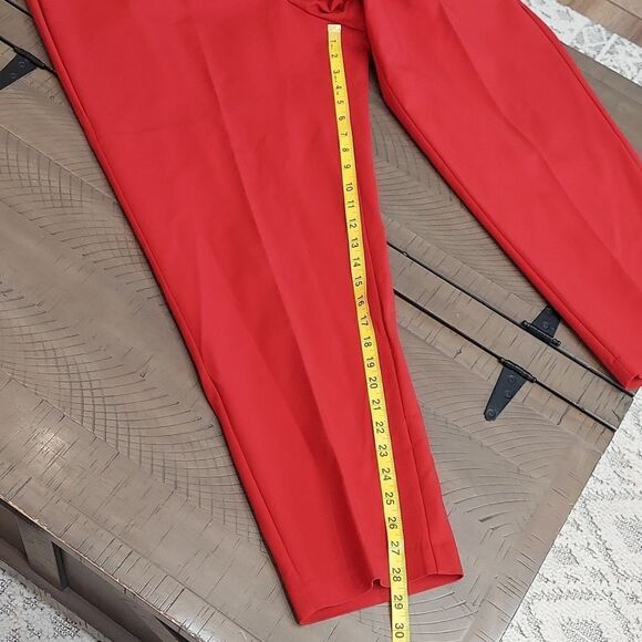 Eloquii Kady Red Ankle Length Dress Pants Sz 20R - Picture 11 of 11